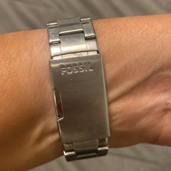 Women’s silver and crystal watch Fossil - Picture 3 of 4